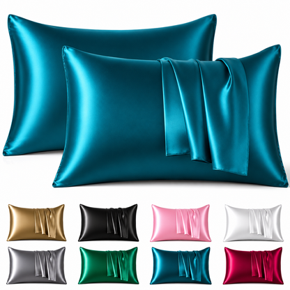 HUNDREAM™ Satin Pillowcase Set – 2 Pack