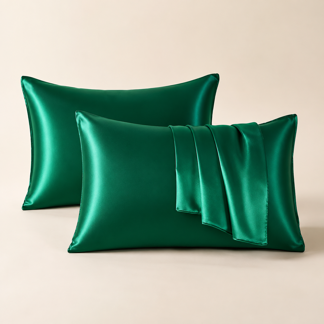 HUNDREAM™ Satin Pillowcase Set – 2 Pack