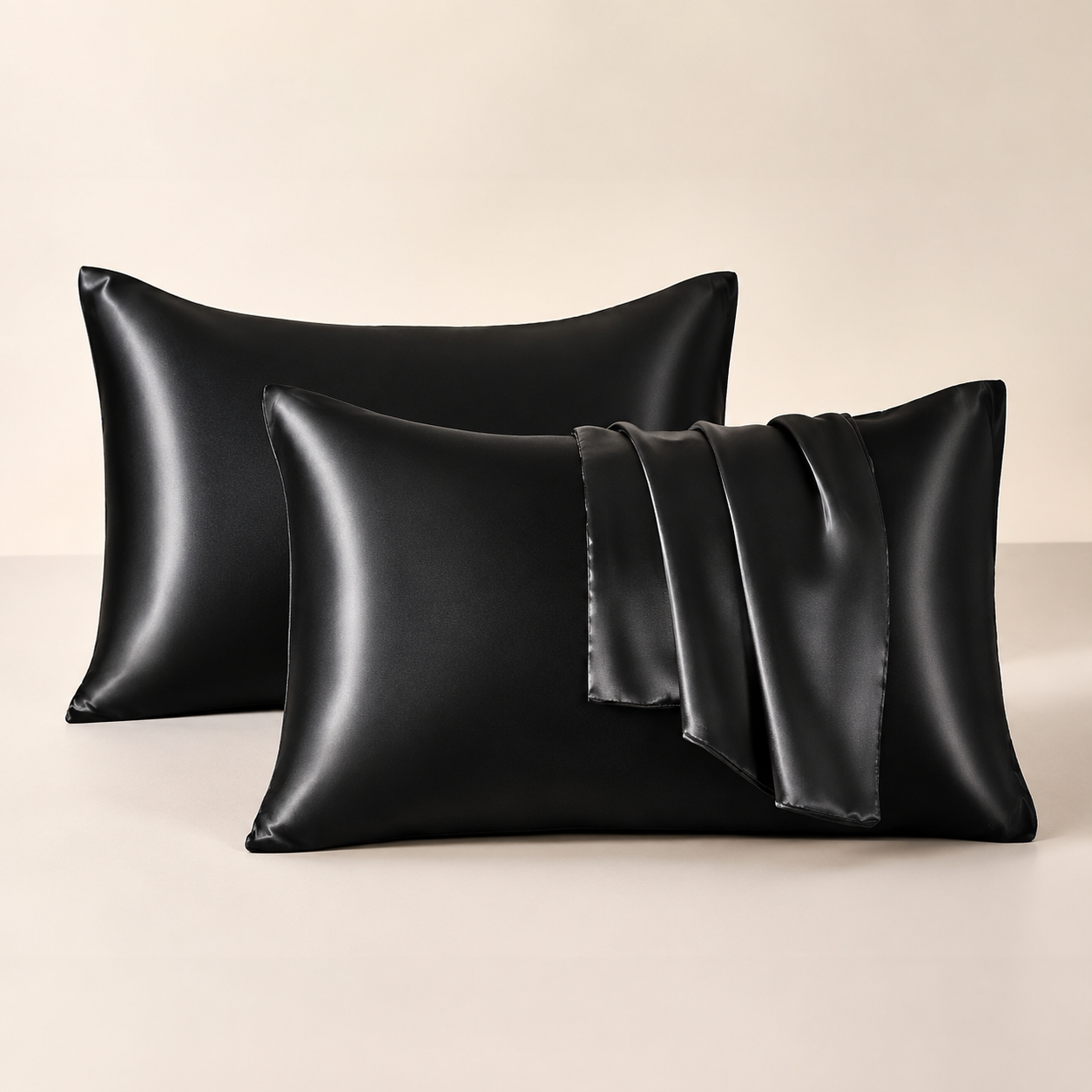 HUNDREAM™ Satin Pillowcase Set – 2 Pack