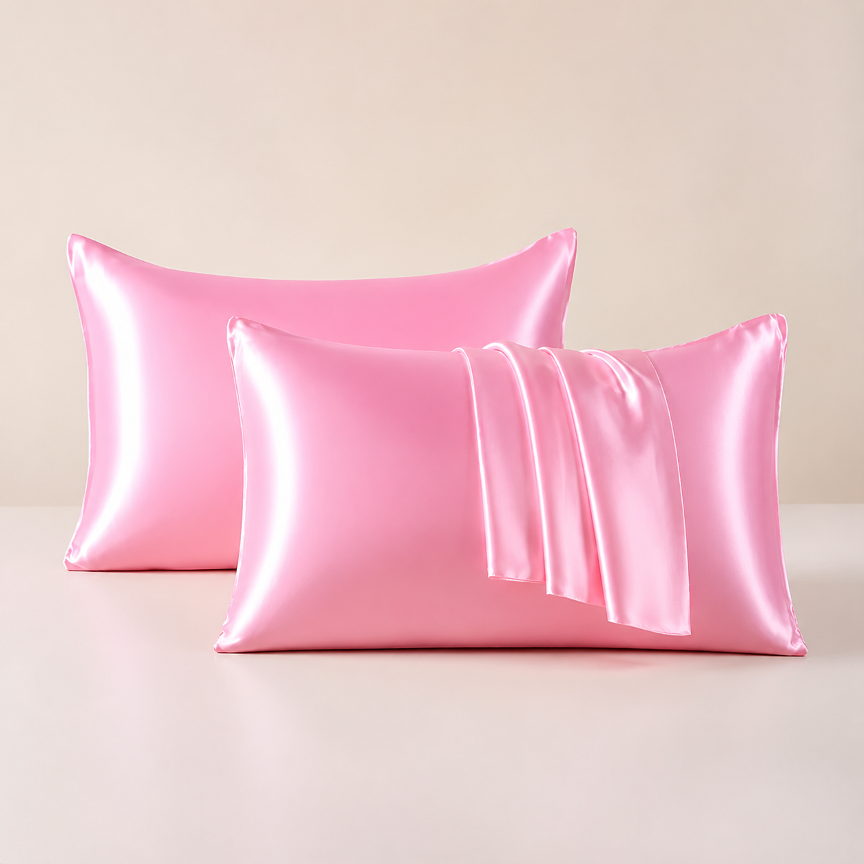 HUNDREAM™ Satin Pillowcase Set – 2 Pack